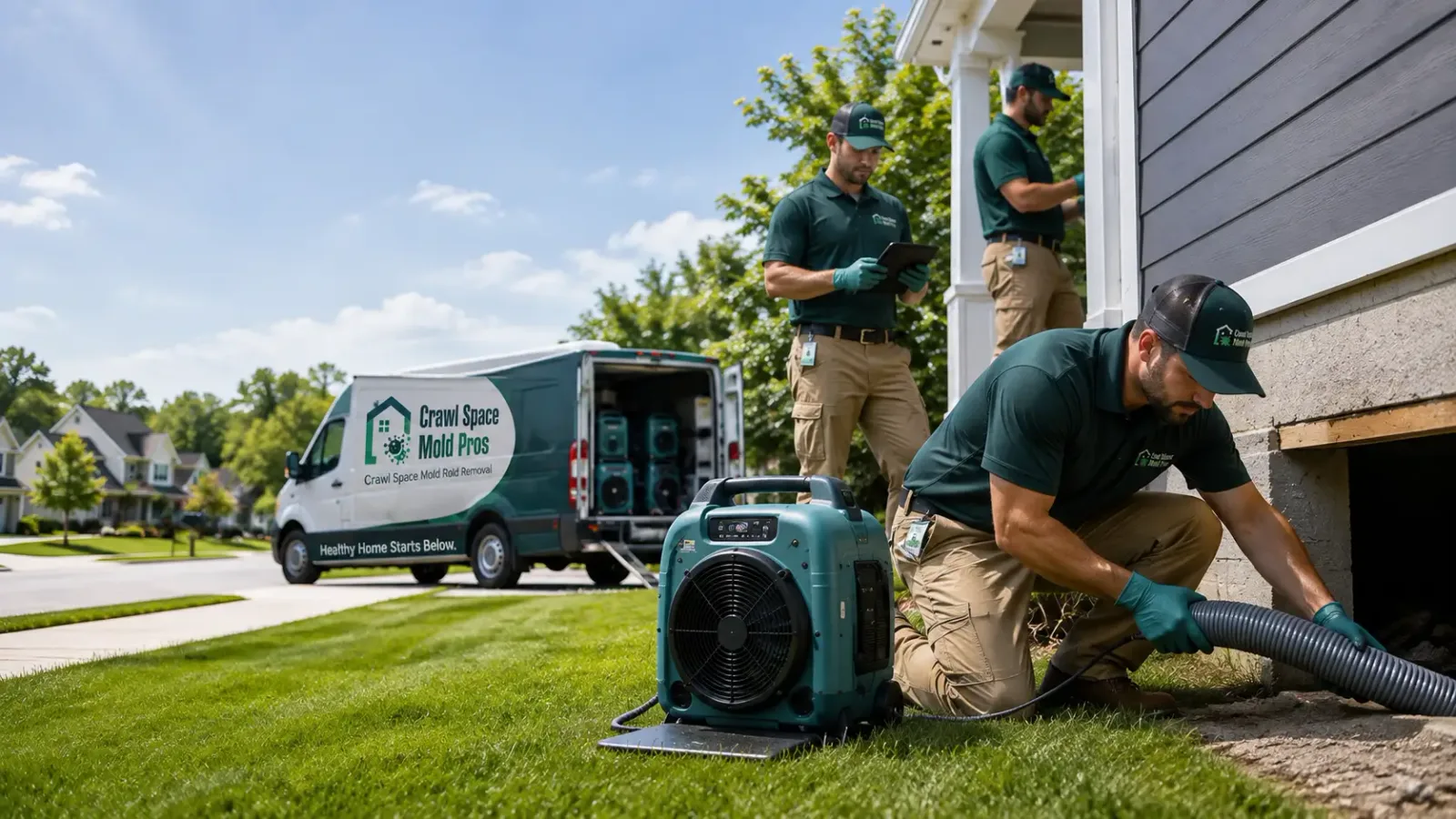 Crawl Space Mold Removal in Moraga, CA